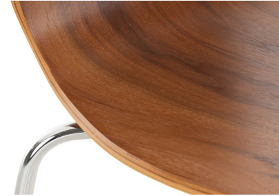 Chaise visiteur Aaron en noyer