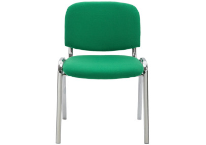 Chaise visiteur Ken C en tissu vert