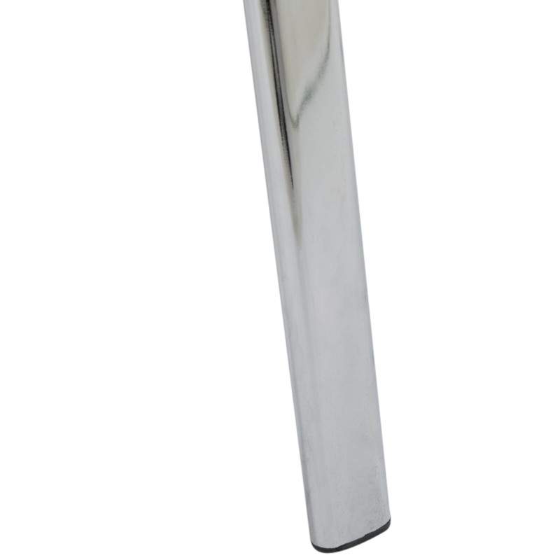 Sedia da visita Ken C in tessuto arancione