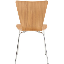 Chaise visiteur en chêne Aaron