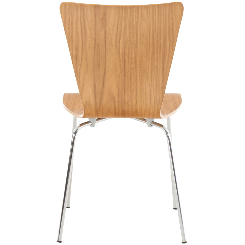 Sedia da visita in rovere Aaron