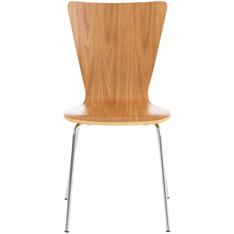 Chaise visiteur en chêne Aaron