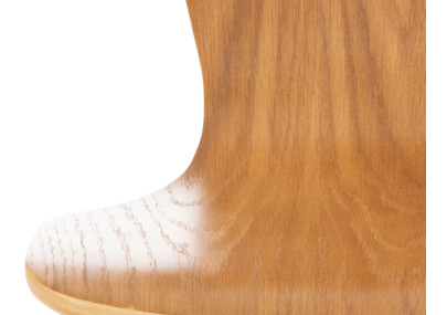 Chaise visiteur en chêne Aaron