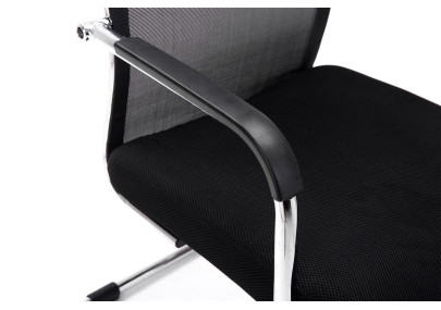 Chaise visiteur Brenda V2 noire