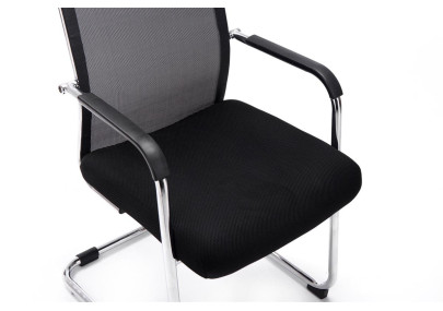 Chaise visiteur Brenda V2 noire