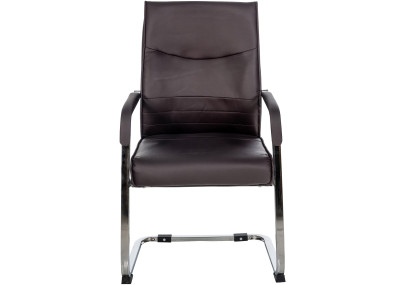 Chaise visiteur Hobart marron