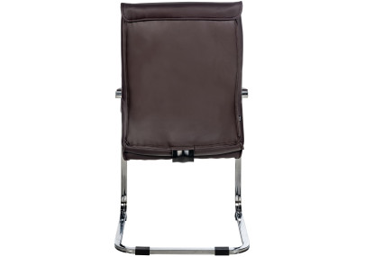 Chaise visiteur Hobart marron