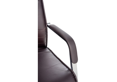 Chaise visiteur Hobart marron