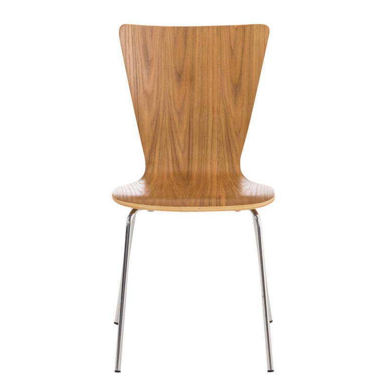 Coppia di sedie visitatore Aaron in rovere