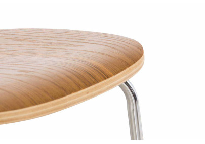 Lote de 2 cadeiras de visitante Aaron em carvalho