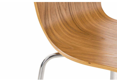 Lot de 2 chaises visiteurs Aaron en chêne