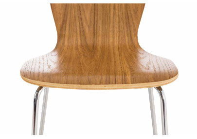 Lote de 2 cadeiras de visitante Aaron em carvalho