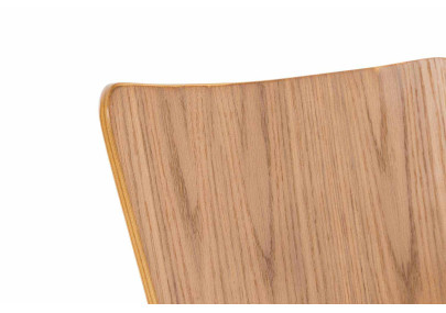 Lote de 2 cadeiras de visitante Aaron em carvalho