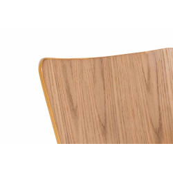 Coppia di sedie visitatore Aaron in rovere