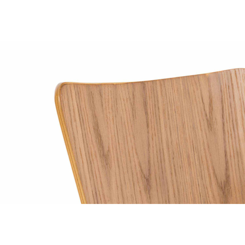 Coppia di sedie visitatore Aaron in rovere