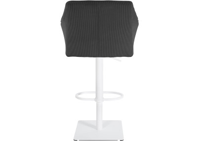 Tabouret de bar Damaso W Cord gris foncé