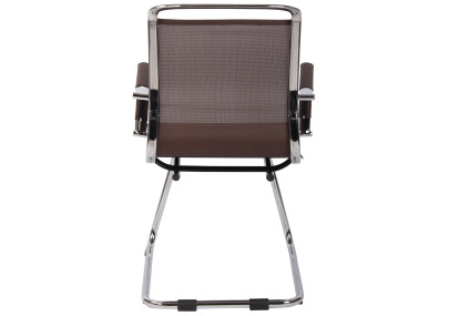 Chaise visiteur Barnet Mesh marron