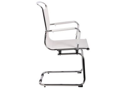 Cadeira de visitante Barnet Mesh branca