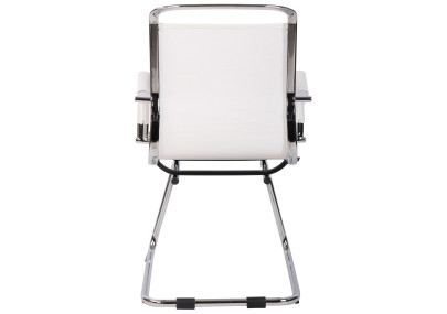 Chaise visiteur Barnet Mesh blanche
