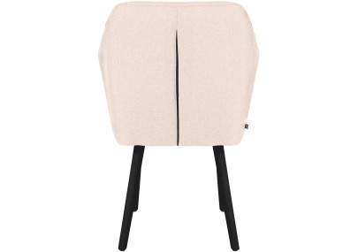Silla de visita Utrecht tela negro beige