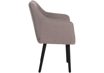 Silla de visita Utrecht tela negro topo