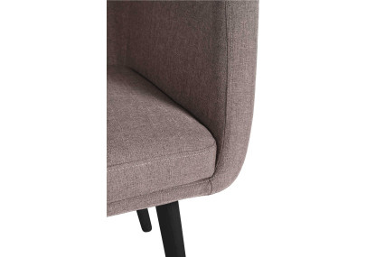 Silla de visita Utrecht tela negro topo