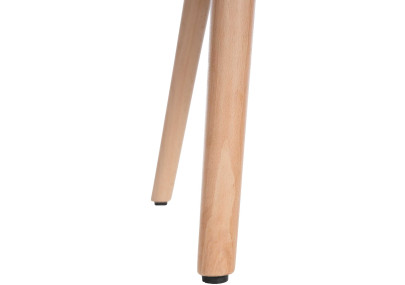 Silla de visitante Utrecht en tejido beige natura