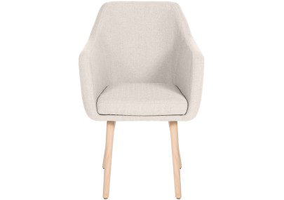 Chaise visiteur Utrecht tissu natura crème