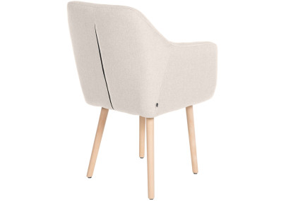 Chaise visiteur Utrecht tissu natura crème