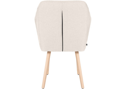 Chaise visiteur Utrecht tissu natura crème