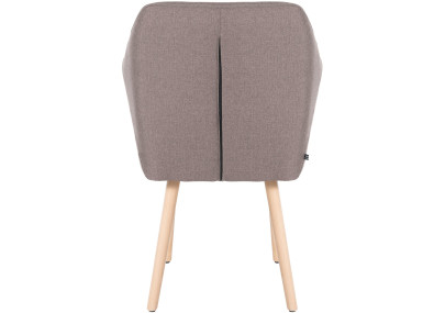 Chaise visiteur Utrecht tissu natura taupe