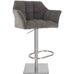 Tabouret de bar Damaso E Cord taupe