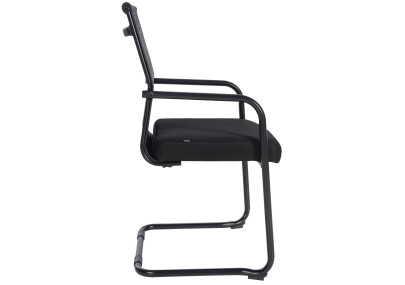 Chaise visiteur Denny noire