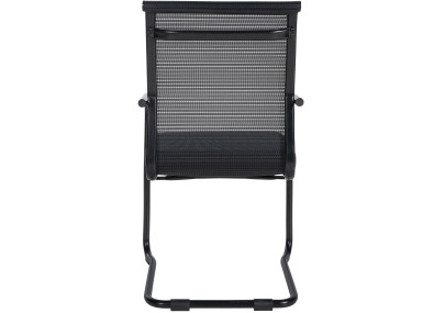 Chaise visiteur Denny noire