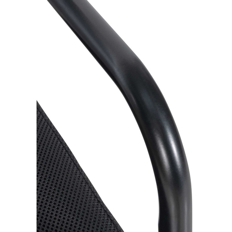 Chaise visiteur Denny noire