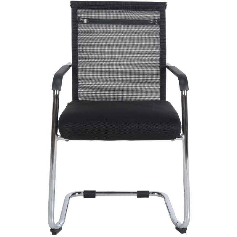 Chaise visiteur Denny chromée