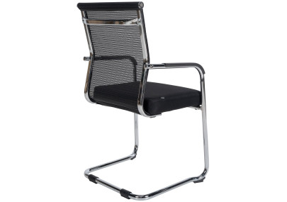 Chaise visiteur Denny chromée