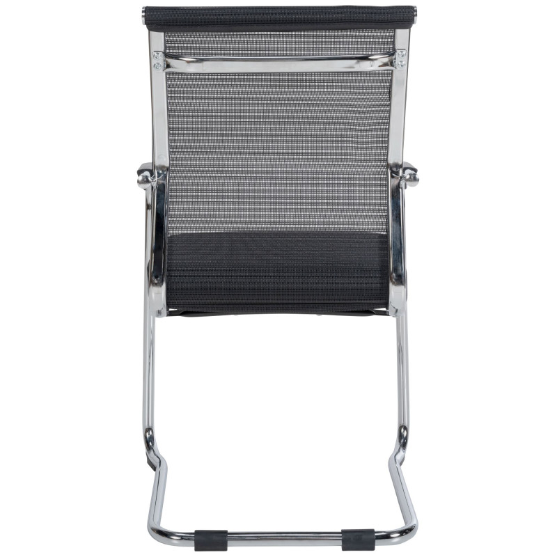 Chaise visiteur Denny chromée