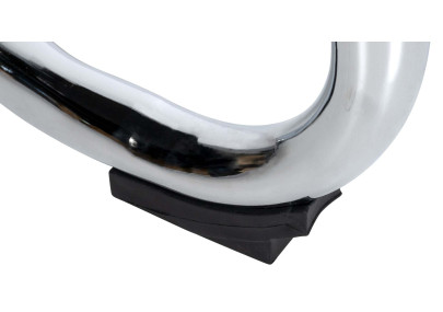 Chaise visiteur Denny chromée