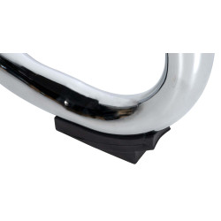 Sedia visita Denny cromata