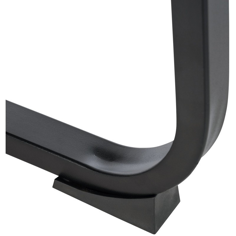 Silla de visita XL Anubis tela negro/negro