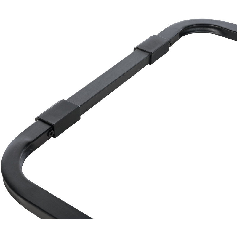 Silla de visita XL Anubis tela negro/negro