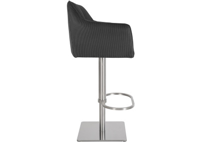Tabouret de bar Damaso E Cord gris foncé