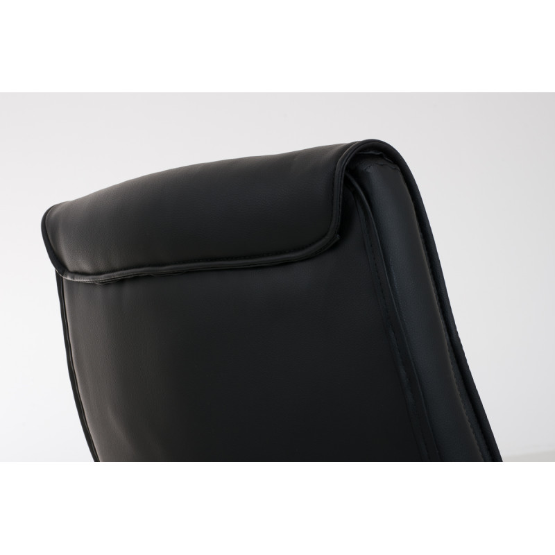 Chaise visiteur Caro noire