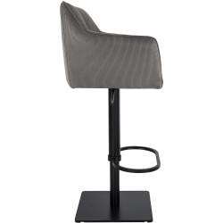 Tabouret de bar Damaso B Cord taupe