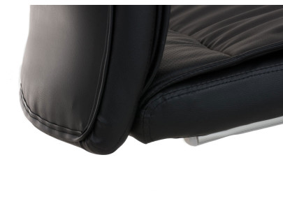 Chaise visiteur Caro noire