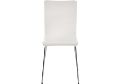 Chaise visiteur Pepe blanche