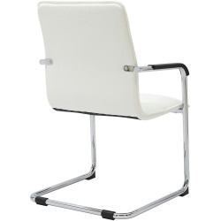 Cadeira de visitante Seattle branca