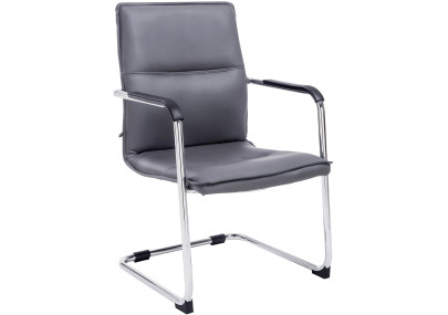 Chaise visiteur grise Seattle