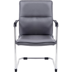 Chaise visiteur grise Seattle